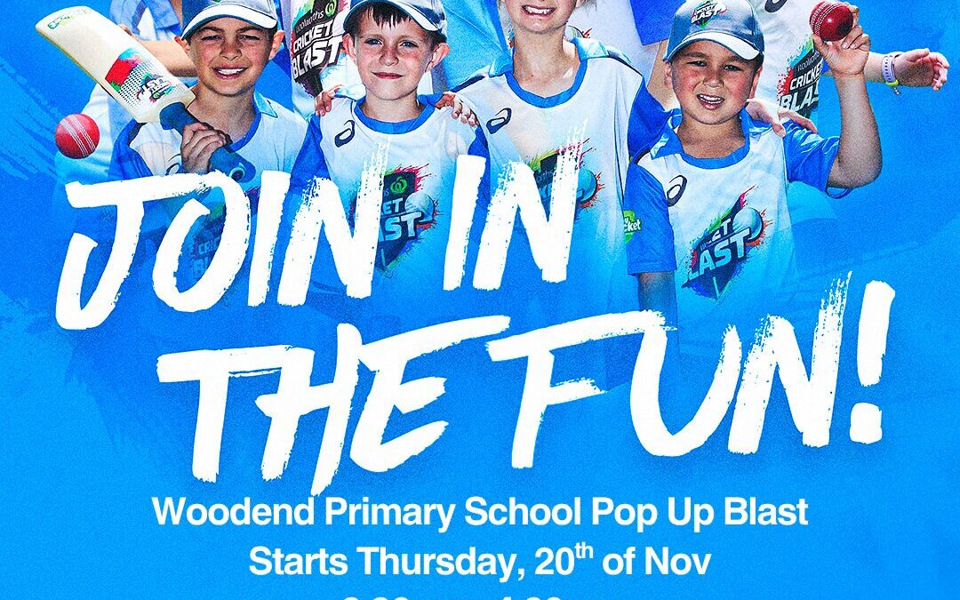 Woodend Pop Up Cricket Blast